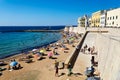 Gallipoli Puglia Salento Italy. La Purita\' Beach Royalty Free Stock Photo